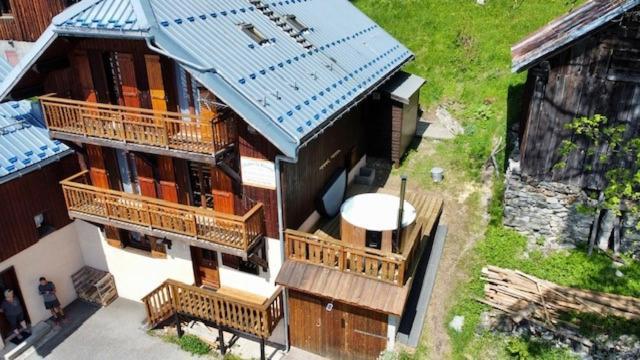 Chalet La Rioule 16 Pers Doucy Exteriér fotografie