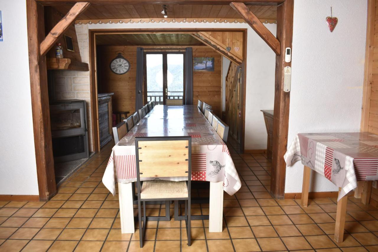 Chalet La Rioule 16 Pers Doucy Exteriér fotografie